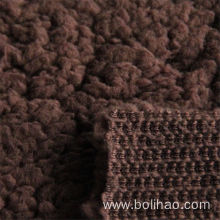 One Side 100% Polyester Sherpa Fleece Fabric